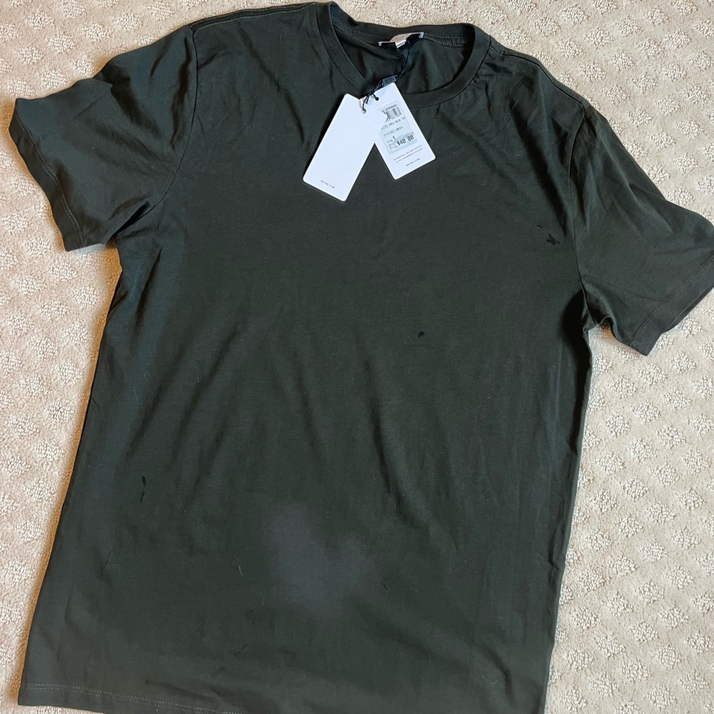 Men's dark green Reiss T-Shirt—NWT